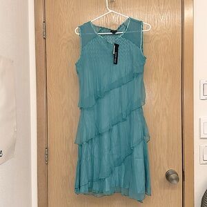 Komarov Marine Glass Tiered Dress